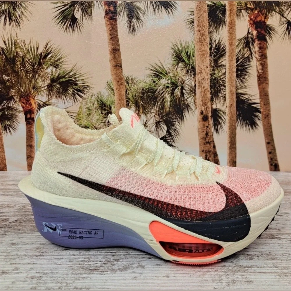 Nike Air Zoom 💅 Alphafly NEXT% 3 Coconut White Shoes FD8315-101 Wmns 7.5 8.5 9.5 - Picture 6 of 15